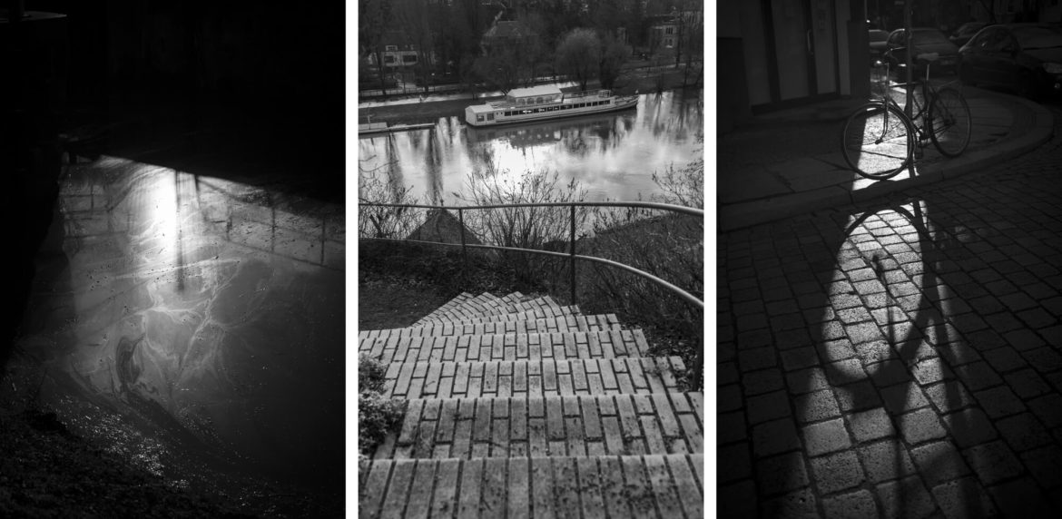 drei schwarzweißfotos streetfotografie